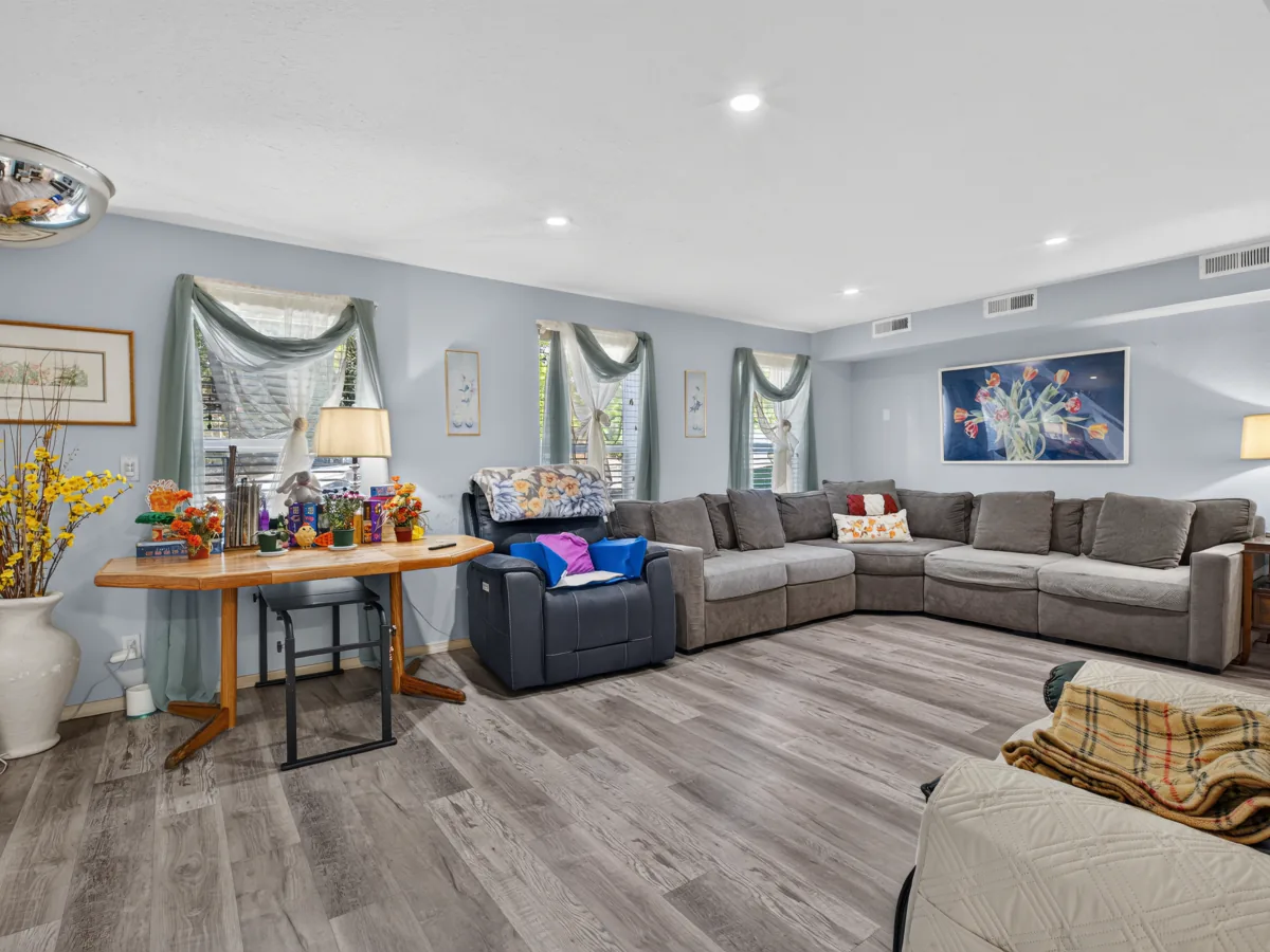 Large family visiting area at A Care Of Joy adult family home